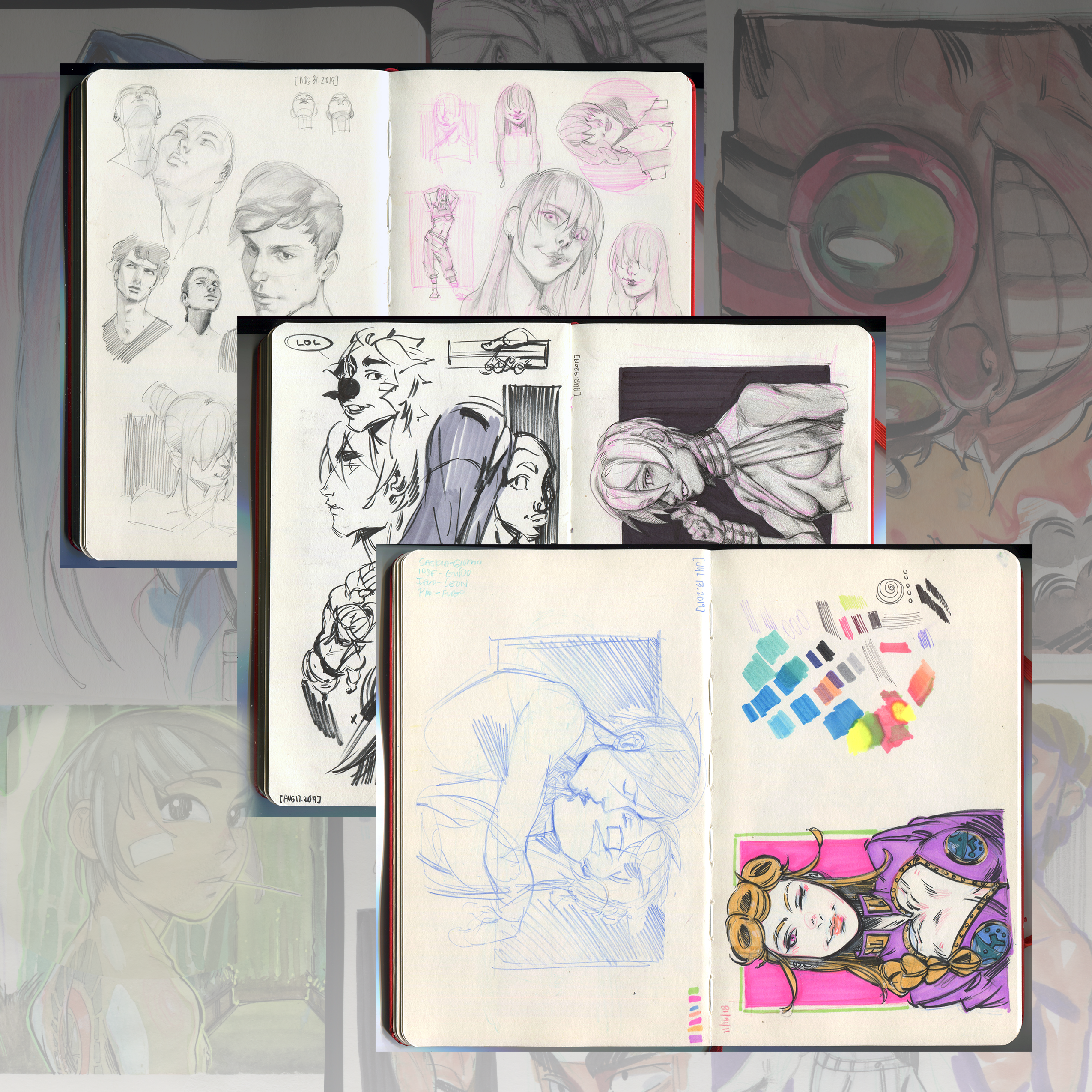 Digital Sketchbook Bundle (x6)