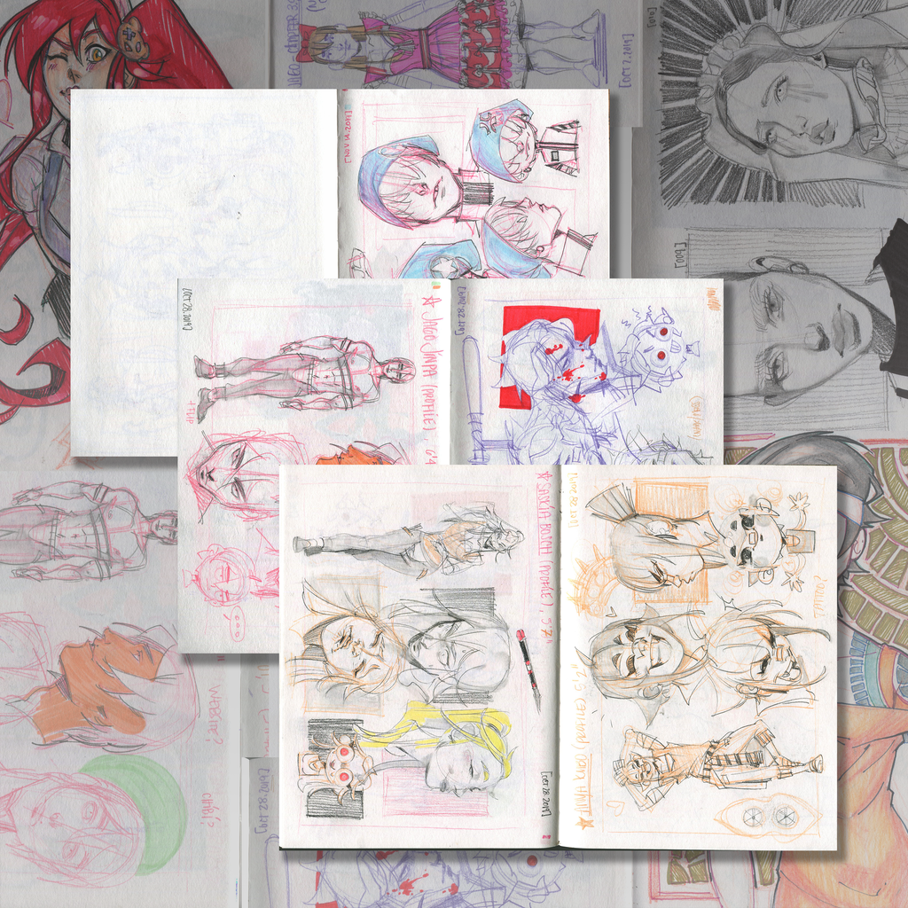 Digital Sketchbook Bundle (x6)