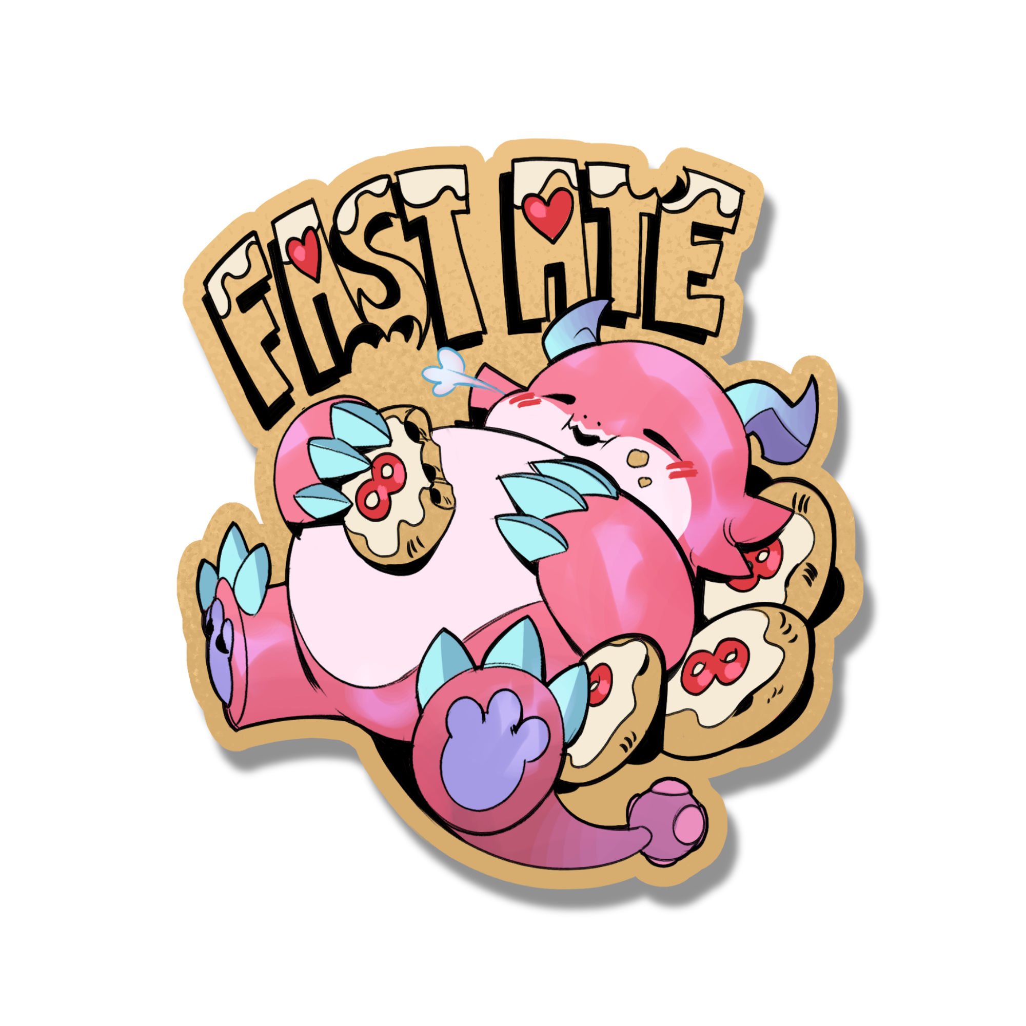 Fast Ate (TFT) Sticker