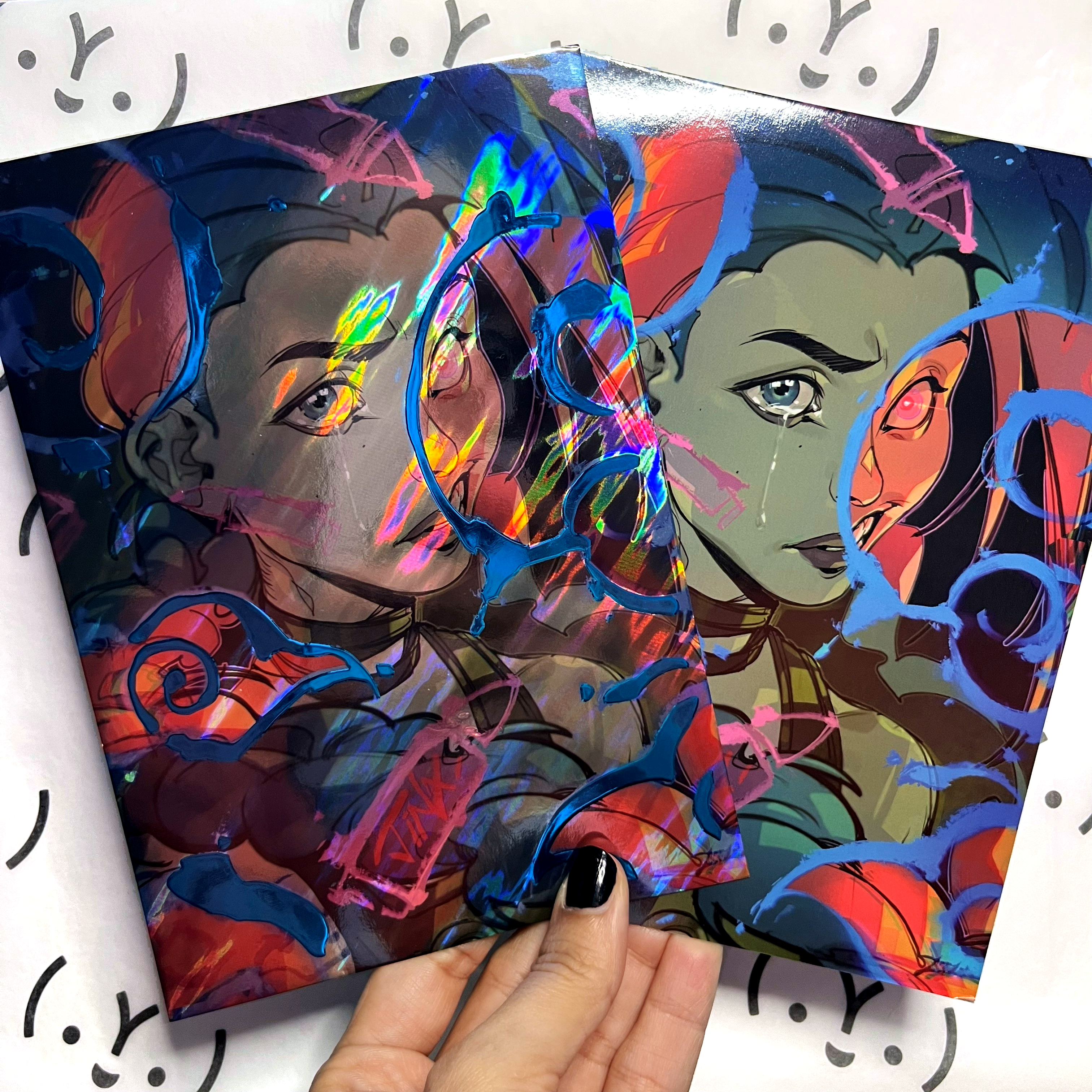 Jinx (LoL) Holo Mini Print