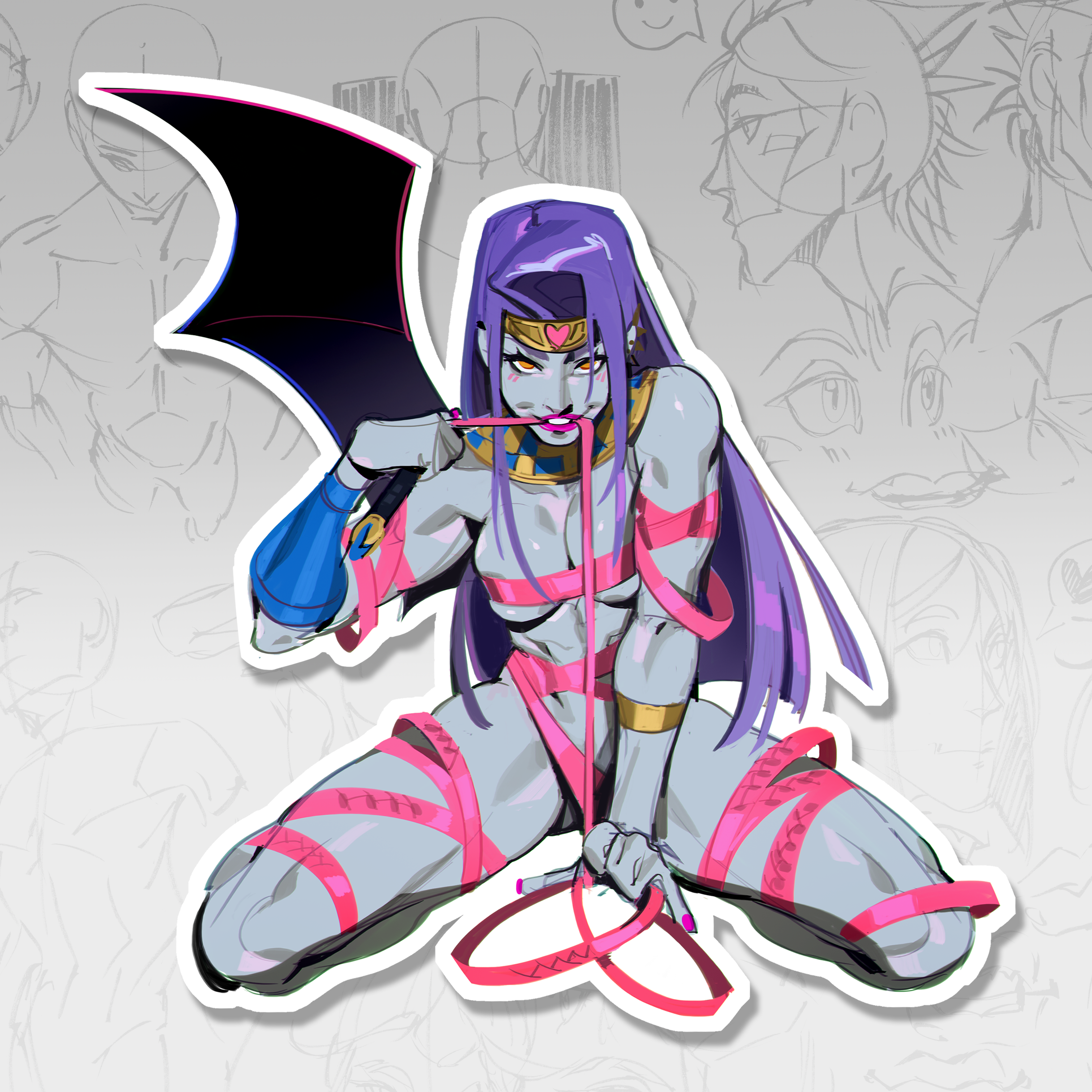 Meg (Hades) Sticker