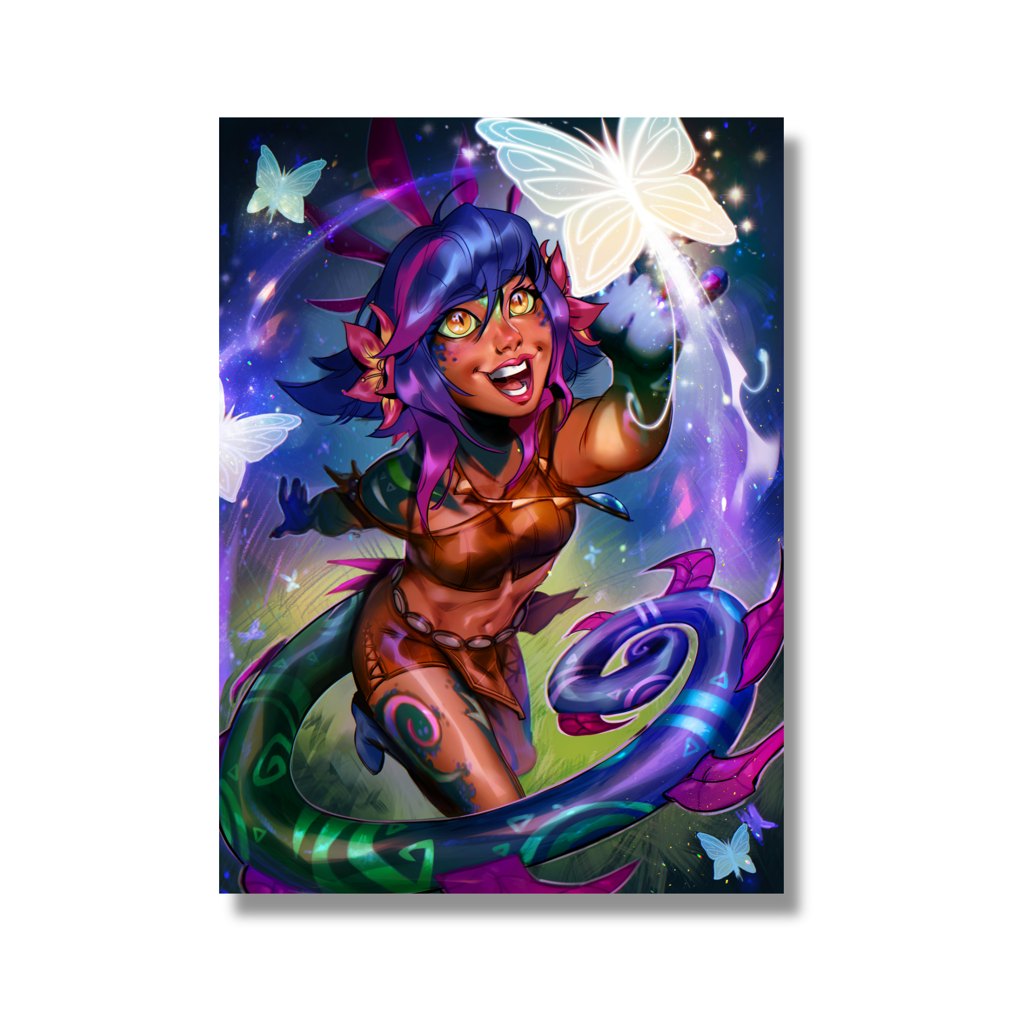 Neeko (LoL) Holo Mini Print