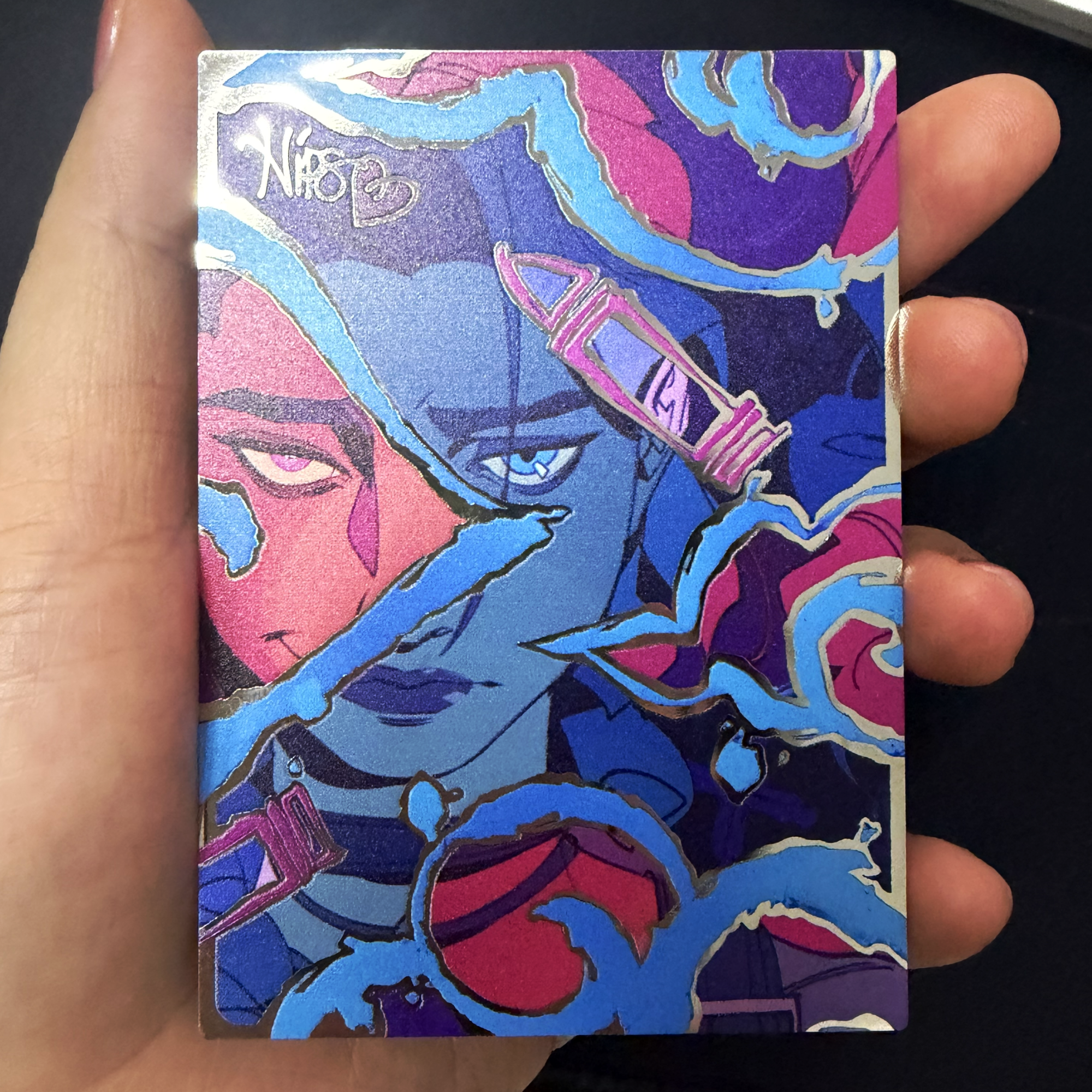 Painted Rebel Metal Card (LIMITED)