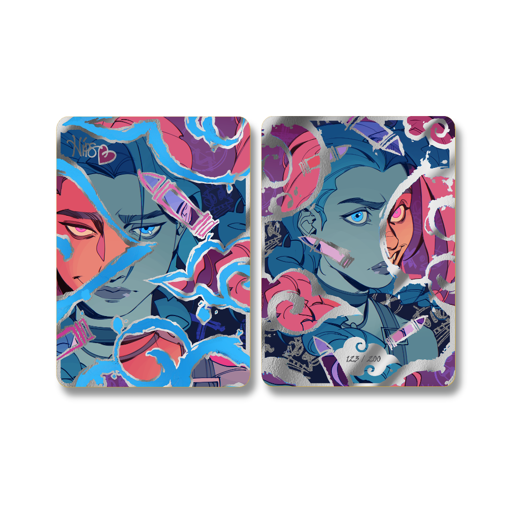 Painted Rebel Metal Card (LIMITED)