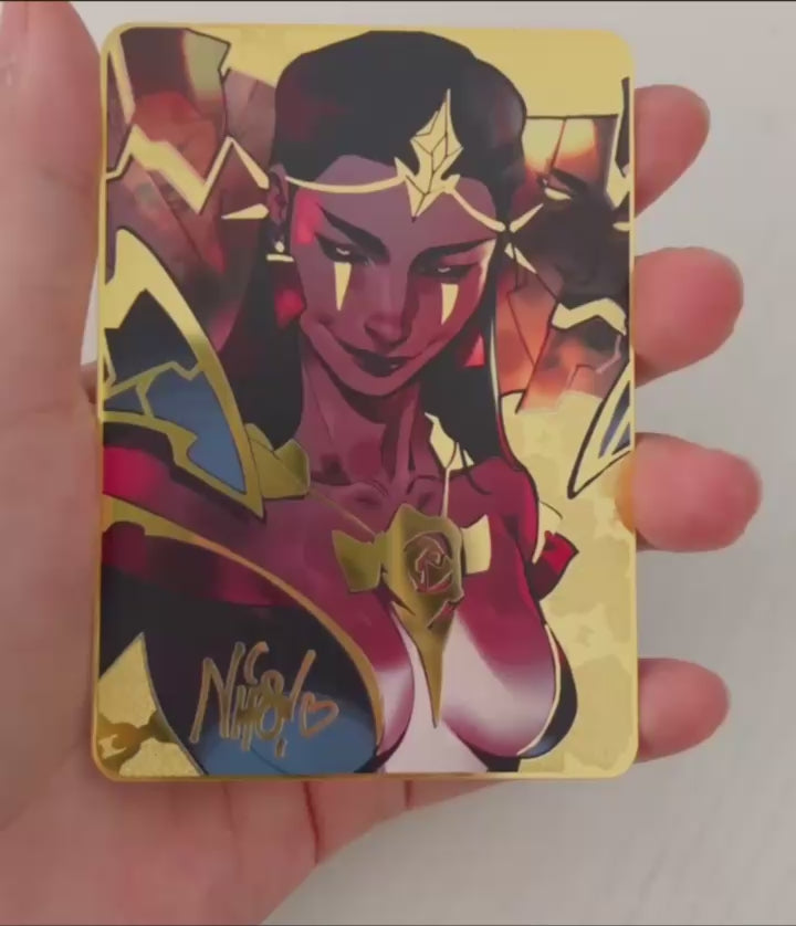 Dark Rose Metal Card (LIMITED)